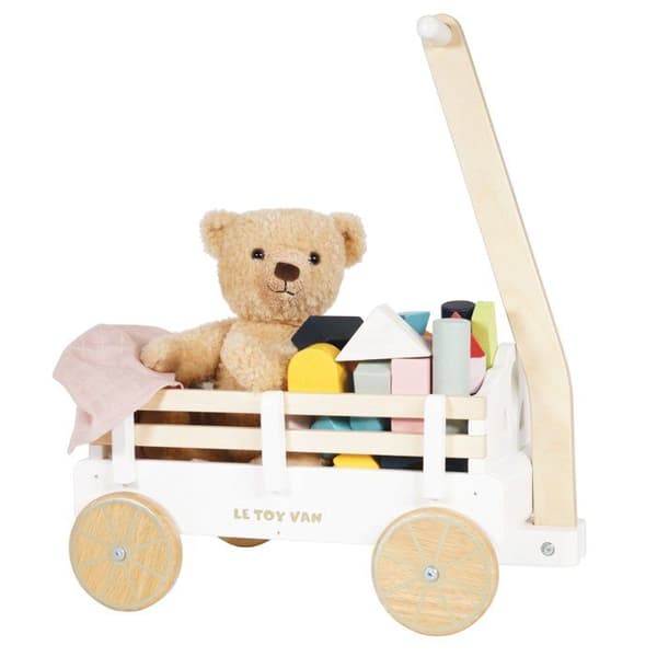 Leksak - Le Toy Van - Trolley med hjul - Hållbart gummiträ och massivt plywood - Blandat - 42x50x30 cm