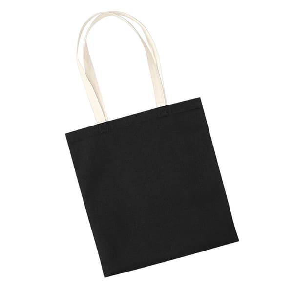 Westford Mill EarthAware Organic Bag For Life Contrast Handle 10L Tote Bag