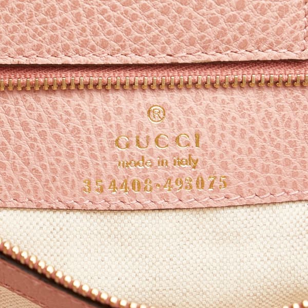 Pre-owned Gucci Medium Swing Tote Pink