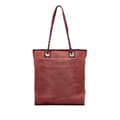 Miniatyrbilde 3 av 10: Pre-owned Chanel Mini Mixed Fibers Deauville Tote Red