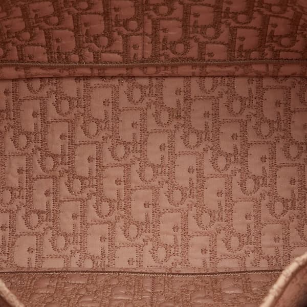 Pre-owned Dior Small Mesh Book Tote Brown