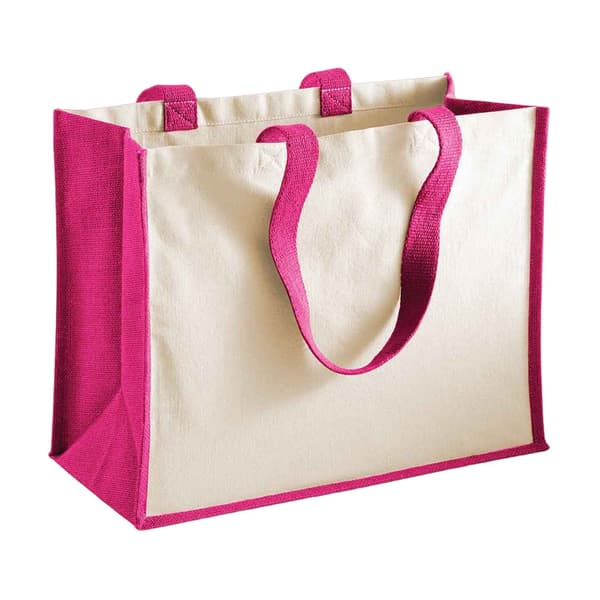 Westford Mill Klassisk shoppingväska i jute