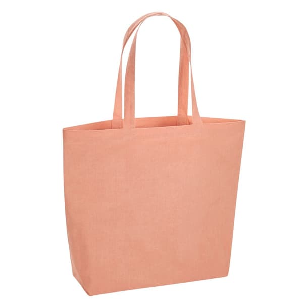 Westford Mill Maxi Organic Natural Dyed Tote Bag Pomegranate Rose One Size