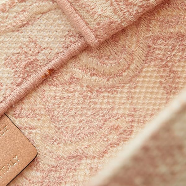 Pre-owned Dior Medium Toile de Jouy Book Tote Pink