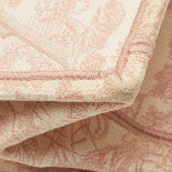 Pre-owned Dior Medium Toile de Jouy Book Tote Pink