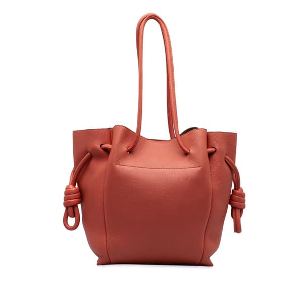 Pre-owned LOEWE Small Flamenco Knot Tote Bag Pink