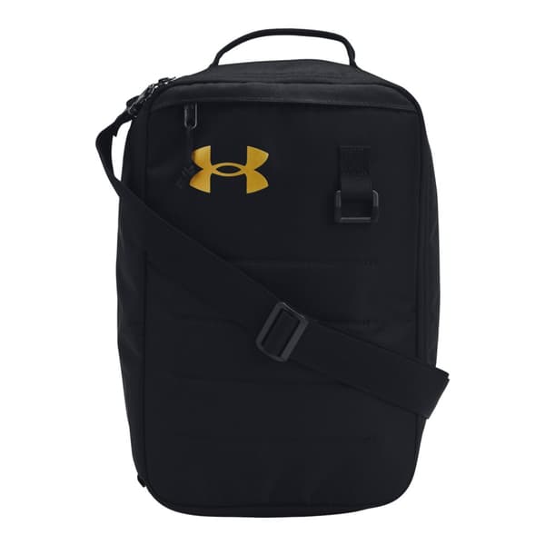 Under Armour Contain Logo Shoe Bag Black/Metallic Gold One Size