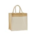 Miniatyrbillede 1 af 2: Westford Mill Mini Starched Jute 14L Shopper Bag