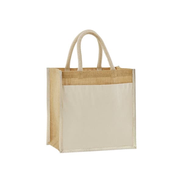 Westford Mill Starched Jute Tote Natural One Size