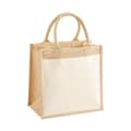 Miniatyrbillede 1 af 2: Westford Mill Jute Pocket Tote Bag