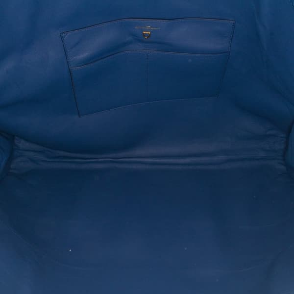 Pre-owned Ferragamo Trifolio Tote Bag Blue
