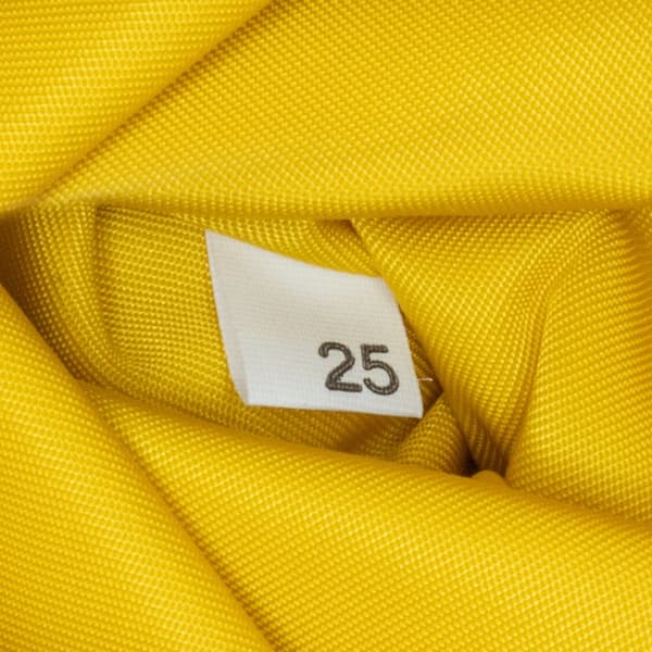 Pre-owned Prada Tessuto Chain Tote Yellow