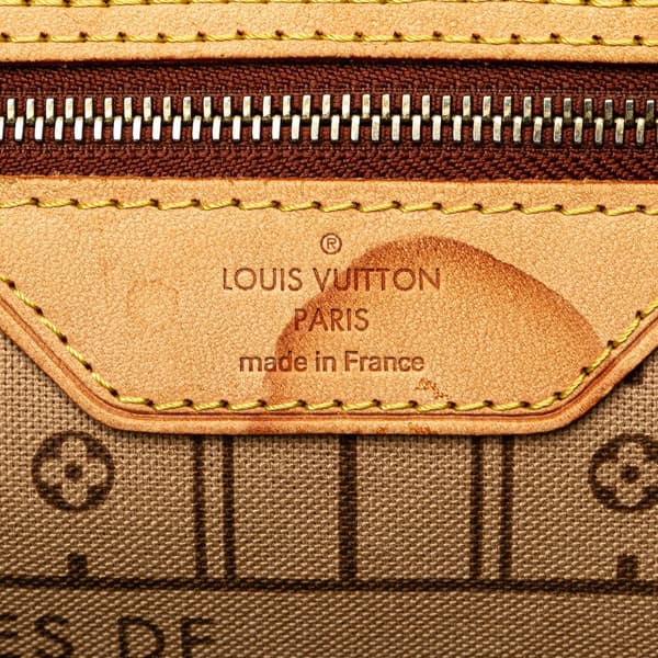 Pre-owned Louis Vuitton Monogram Neverfull MM Brown