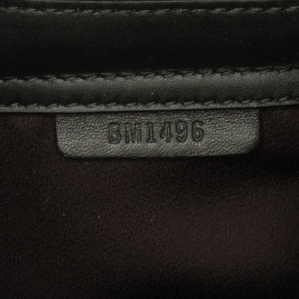 Pre-owned Burberry Lambskin Olympia Scarf Tote Black
