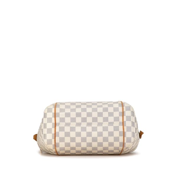 Pre-owned Louis Vuitton Damier Azur Totally PM White