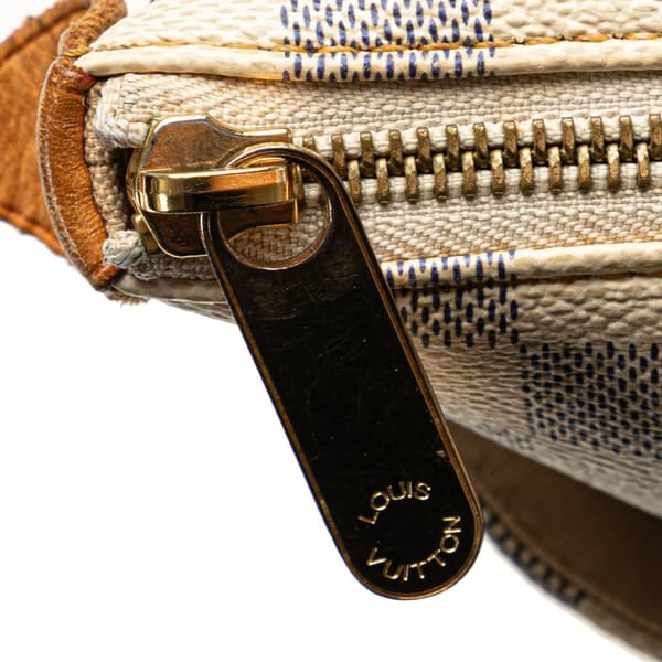 Pre-owned Louis Vuitton Damier Azur Totally PM White