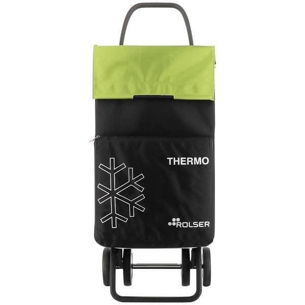 ROLSER Thermo fresh 2+2 hjul vagn - Svart och äppelgrön