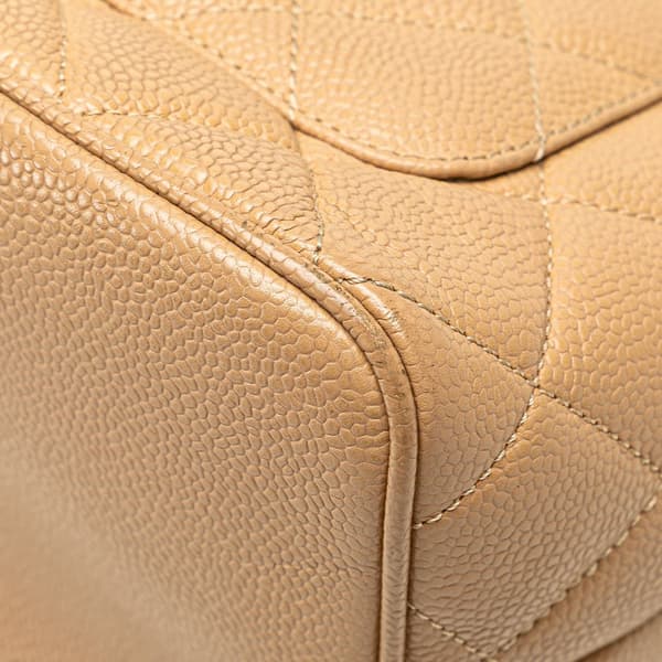 Pre-owned Chanel Caviar Medallion Tote Brown