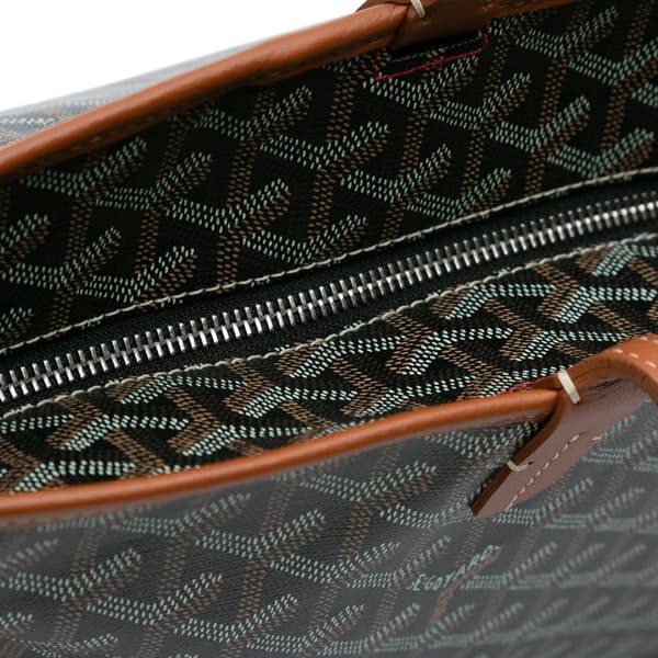 Pre-owned Goyard Goyardine Artois MM Black