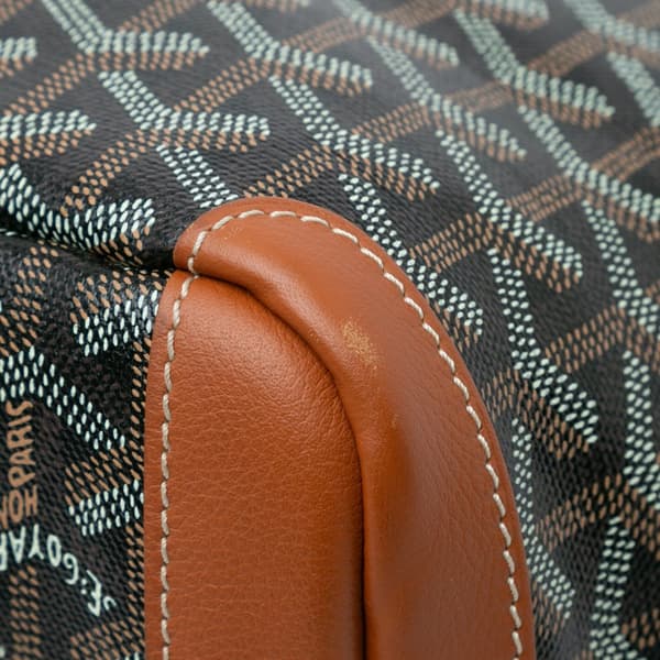Pre-owned Goyard Goyardine Artois MM Black
