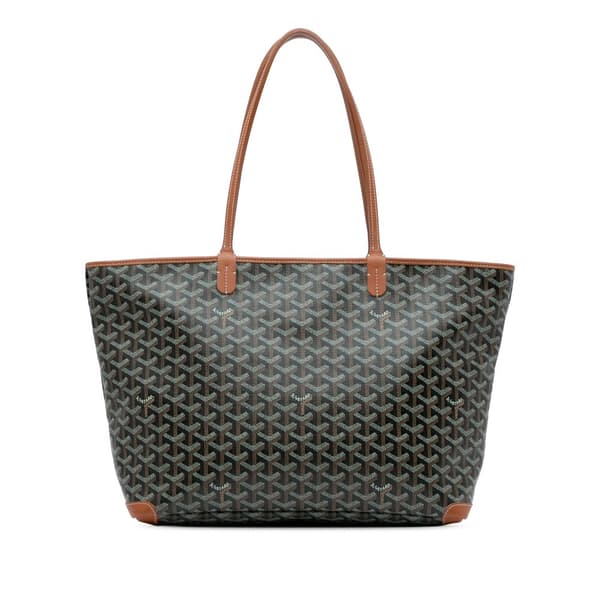 Pre-owned Goyard Goyardine Artois MM Black