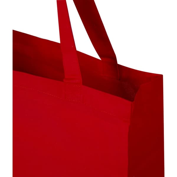 Madras Recycled Cotton Gusseted Tote Bag
