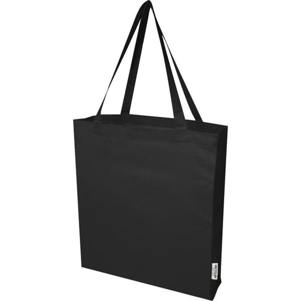Madras Recycled Cotton Gusseted Tote Bag