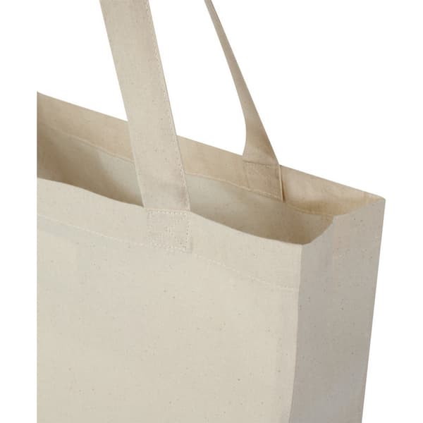 Madras Recycled Cotton Gusseted Tote Bag