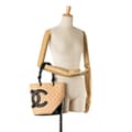 Miniatyrbild 10 av 10: Pre-owned Chanel Medium Lambskin Cambon Ligne Tote Brown