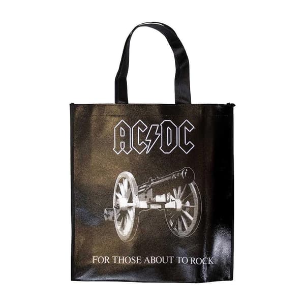 AC/DC About To Rock Eco Friendly Bag Black One Size