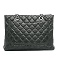 Pikkukuva 3 / 10: Pre-owned Chanel Metallic Caviar Grand Shopping Tote Gray