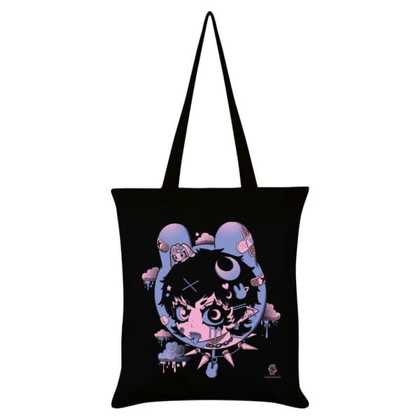 Cosmic Boop Luna Being Tote Bag Black/Pink One Size