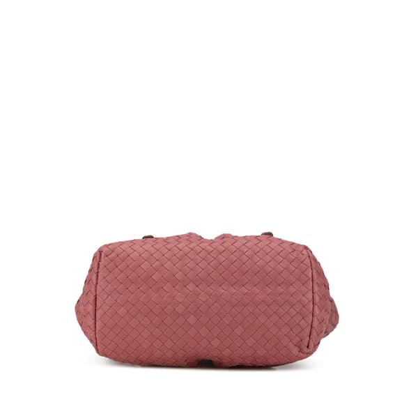 Pre-owned Bottega Veneta Intrecciato Marquise Flower Tote Pink