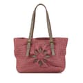 Pikkukuva 1 / 10: Pre-owned Bottega Veneta Intrecciato Marquise Flower Tote Pink