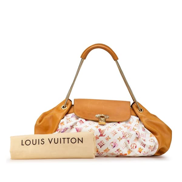 Pre-owned Louis Vuitton x Richard Prince Monogram Watercolor Aquarelle Jamais White