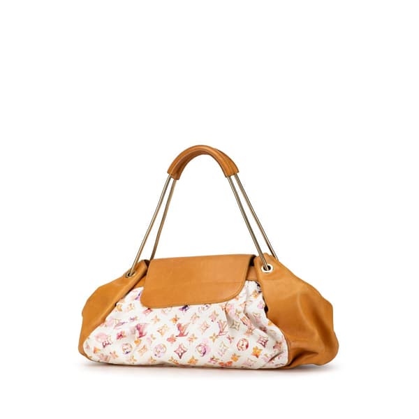 Pre-owned Louis Vuitton x Richard Prince Monogram Watercolor Aquarelle Jamais White