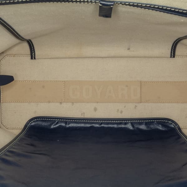 Pre-owned Goyard Goyardine Bellechasse PM Blue