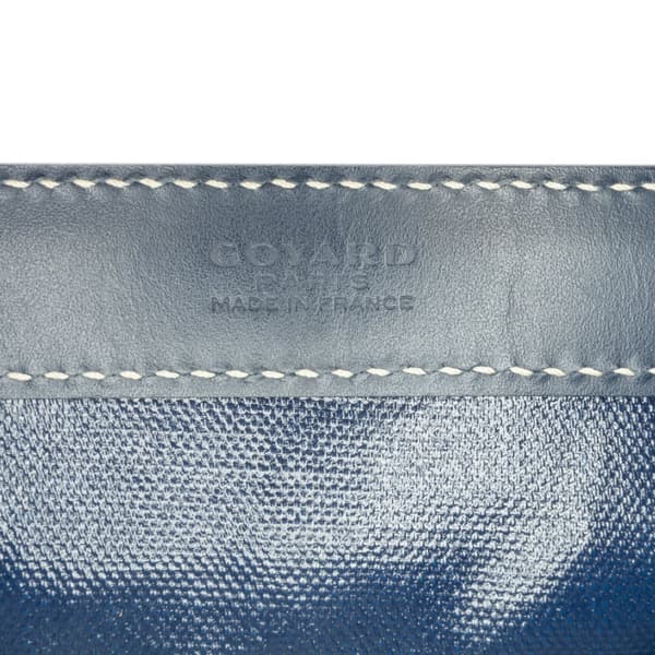 Pre-owned Goyard Goyardine Bellechasse PM Blue