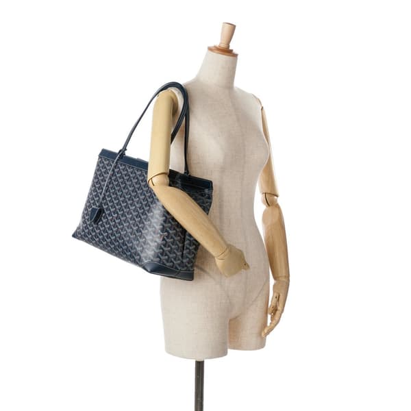 Pre-owned Goyard Goyardine Bellechasse PM Blue