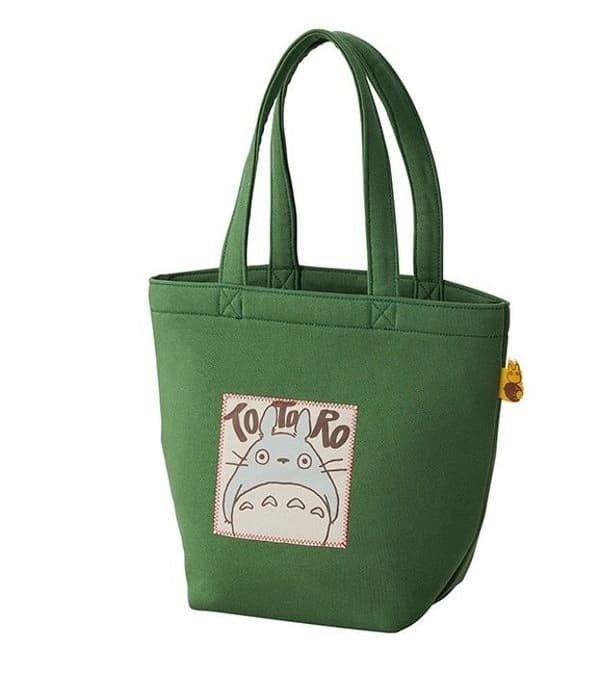 Säck Shopping - MARUSHIN - Totoro Grön av Hösten - Polyester - 26x32x15 cm - Hög Kvalitet