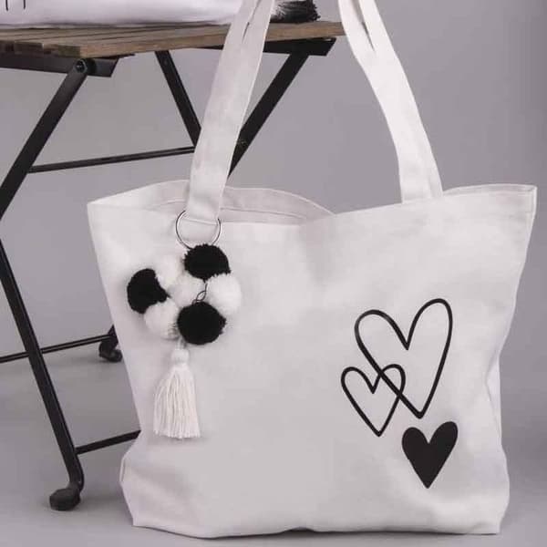Shopperväska - Basic - Vit - 46x35cm - 330g/m² - Ekologisk
