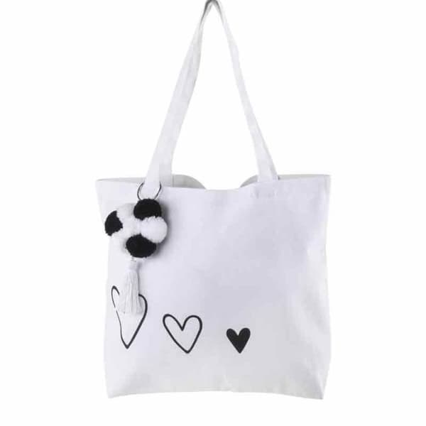 Shopperväska - Basic - Vit - 46x35cm - 330g/m² - Ekologisk