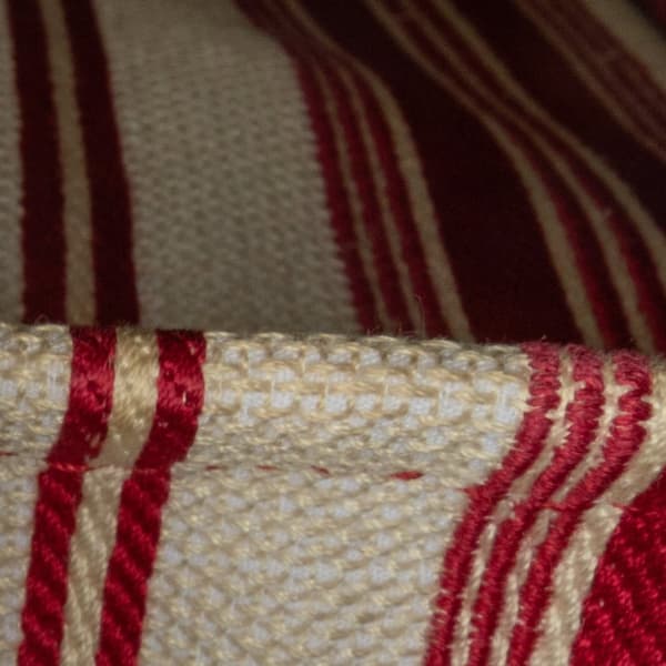 Pre-owned Dior Large Striped Book Tote Red
