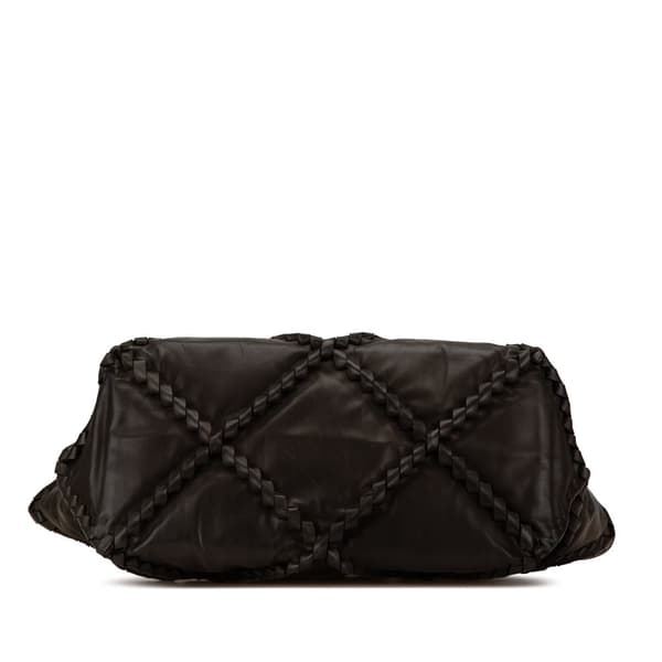 Pre-owned Bottega Veneta Intrecciato Tote Brown