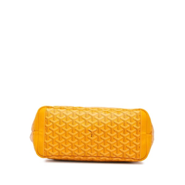 Pre-owned Goyard Goyardine Artois PM Yellow