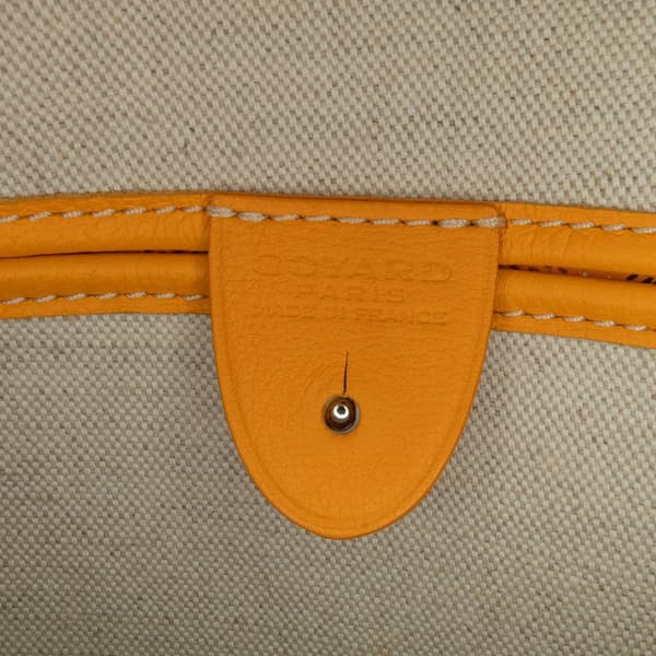 Pre-owned Goyard Goyardine Artois PM Yellow