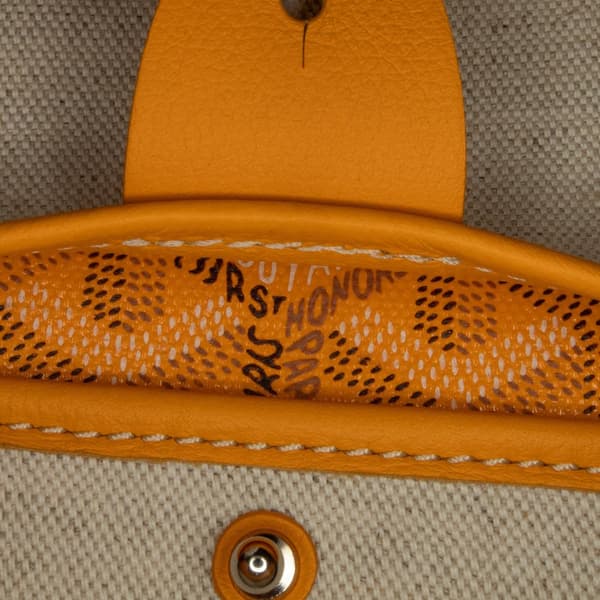 Pre-owned Goyard Goyardine Artois PM Yellow