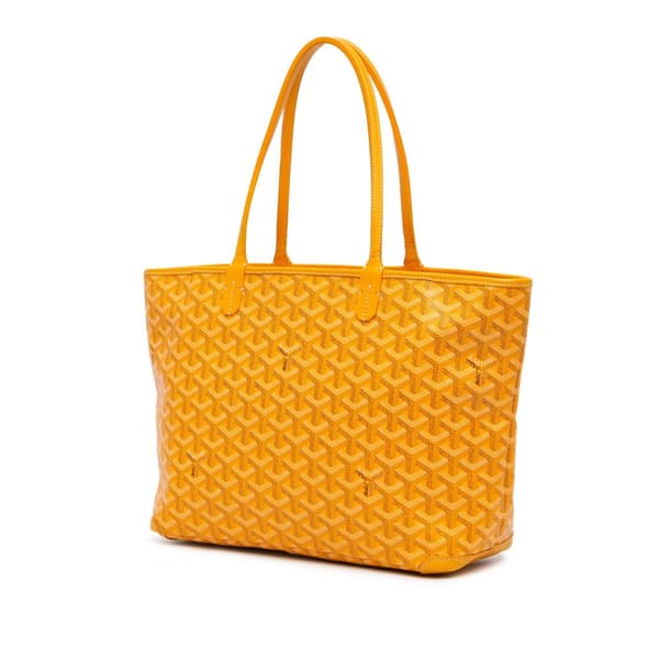 Pre-owned Goyard Goyardine Artois PM Yellow
