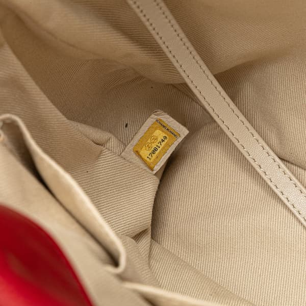 Pre-owned Chanel Quilted Caviar Soft Tote Red