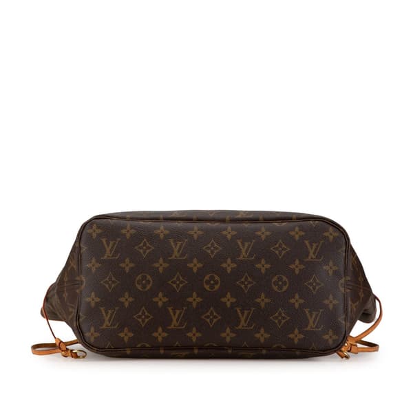 Pre-owned Louis Vuitton Monogram Neverfull MM Brown